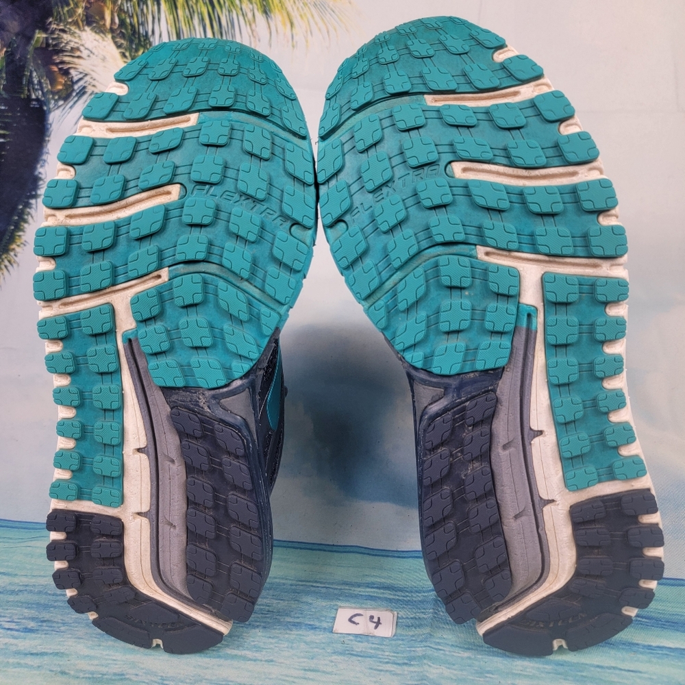 Brooks Ariel 16 Running Shoes Sneakers  Indigo Turquoise Womens 7.5 Wide - Picture 9 of 10